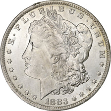 United States, Dollar, Morgan, 1883, U.S. Mint, Silver, AU(55-58), KM:110