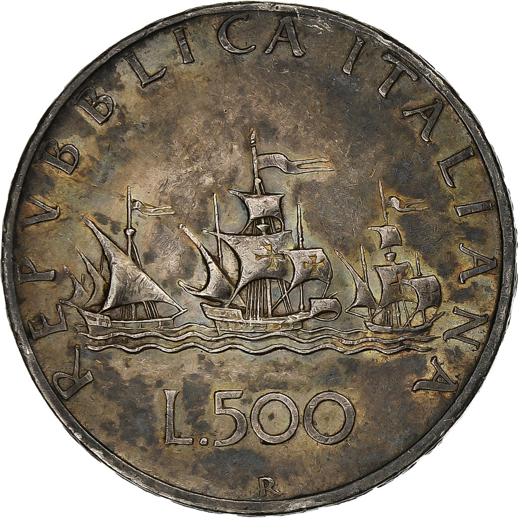 Italy, 500 Lire, 1958, Rome, Silver, AU(50-53), KM:98