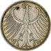 GERMANY - FEDERAL REPUBLIC, 5 Mark, 1963, Hamburg, Silver, EF(40-45), KM:112.1