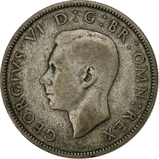 Great Britain, George VI, Florin, Two Shillings, 1946, Silver, VF(30-35), KM:855