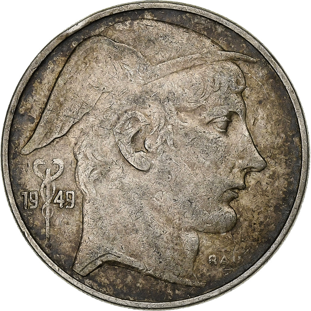 Belgique, Régence Prince Charles, 20 Francs, 20 Frank, 1949, Argent, TB+