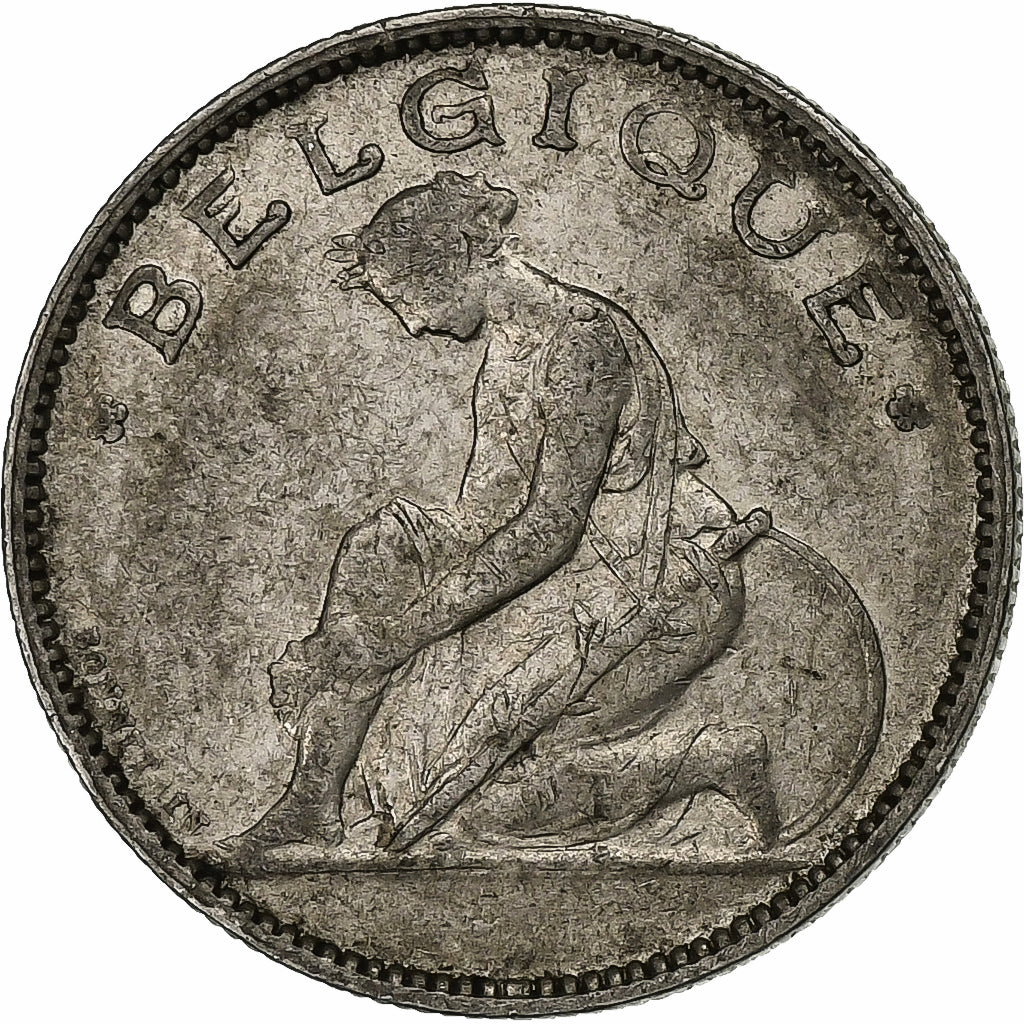 Belgium, Albert I, Franc, 1922, Nickel, EF(40-45), KM:89