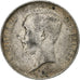 Belgio, Albert I, Franc, 1913, Argento, MB+, KM:72