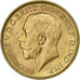 INDIA-BRITISH, George V, Sovereign, 1918, Bombay, Or, SUP, KM:525A