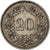 Svizzera, 20 Rappen, 1955, Bern, Rame-nichel, BB, KM:29a
