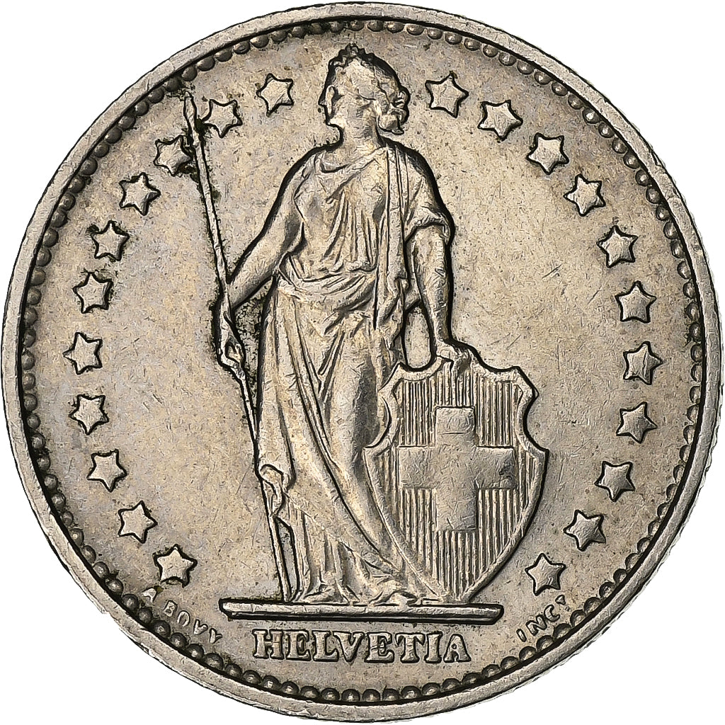 Svizzera, Franc, 1969, Bern, Rame-nichel, BB, KM:24a.1