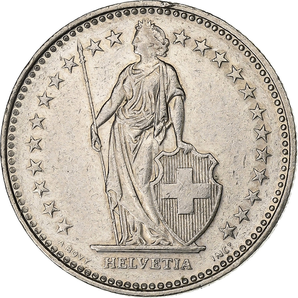 Svizzera, Franc, 1992, Bern, Rame-nichel, BB, KM:24a.3