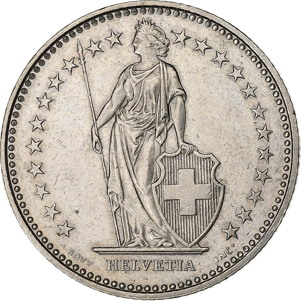 Schweiz, Franc, 1991, Bern, Kupfer-Nickel, SS, KM:24a.3