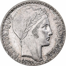 Frankrijk, 20 Francs, Turin, 1937, Paris, Zilver, ZF+, Gadoury:852, KM:879