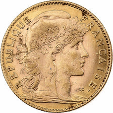 Frankreich, 10 Francs, Marianne, 1910, Paris, Gold, SS+, Gadoury:1017, KM:846