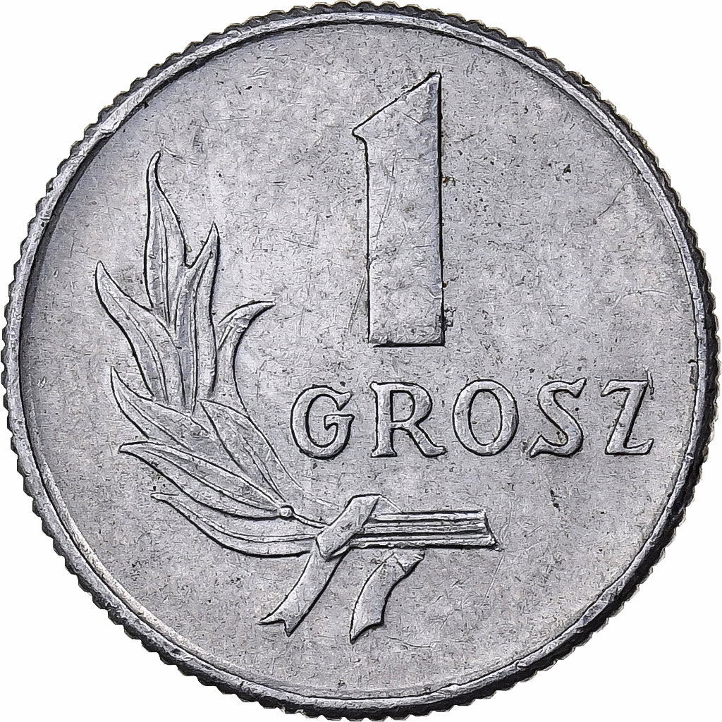 Polen, Grosz, 1949, Aluminium, ZF+, KM:39