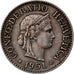 Svizzera, 10 Rappen, 1951, Bern, Rame-nichel, BB, KM:27