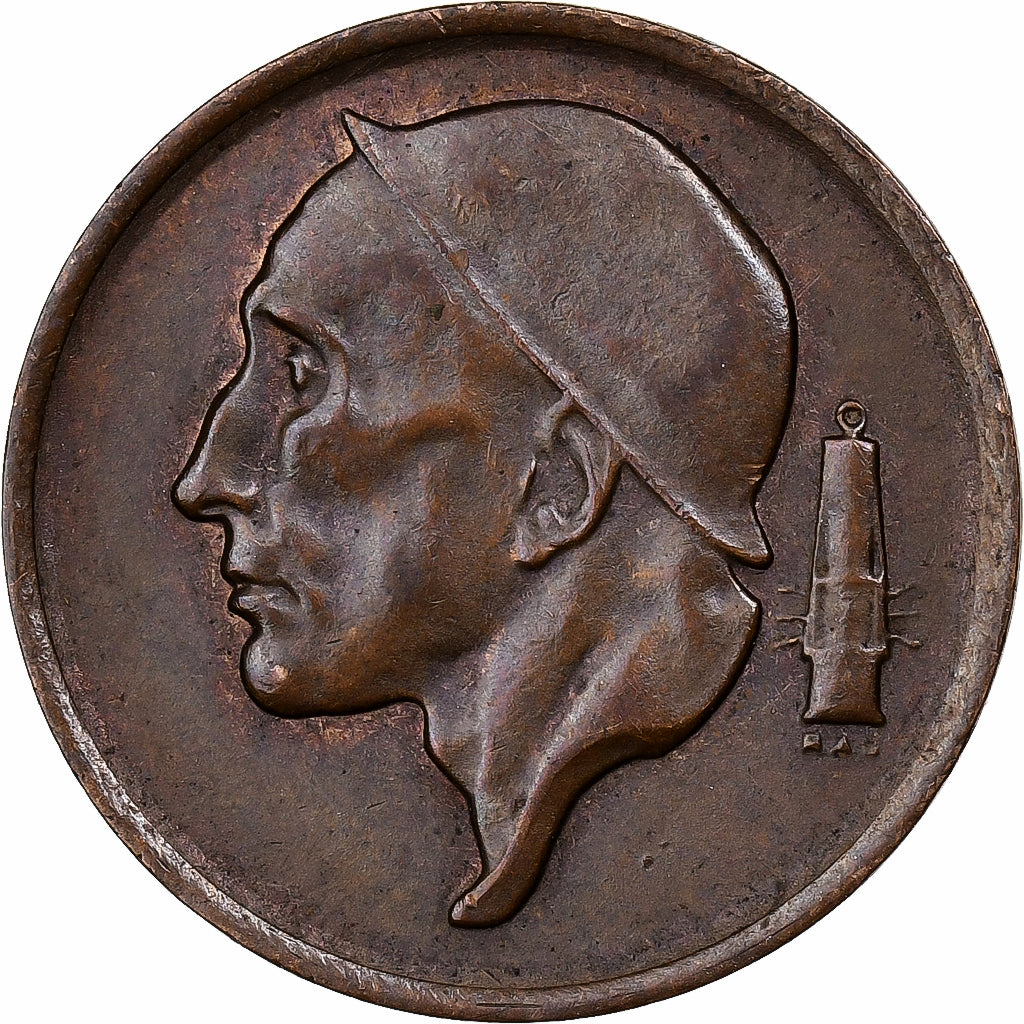 Belgio, Baudouin I, 50 Centimes, 1966, Bronzo, BB, KM:148.2