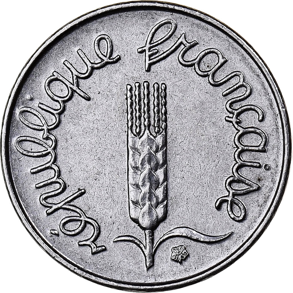 França, Centime, Épi, 1969, Paris, Aço Inoxidável, EF(40-45), Gadoury:91