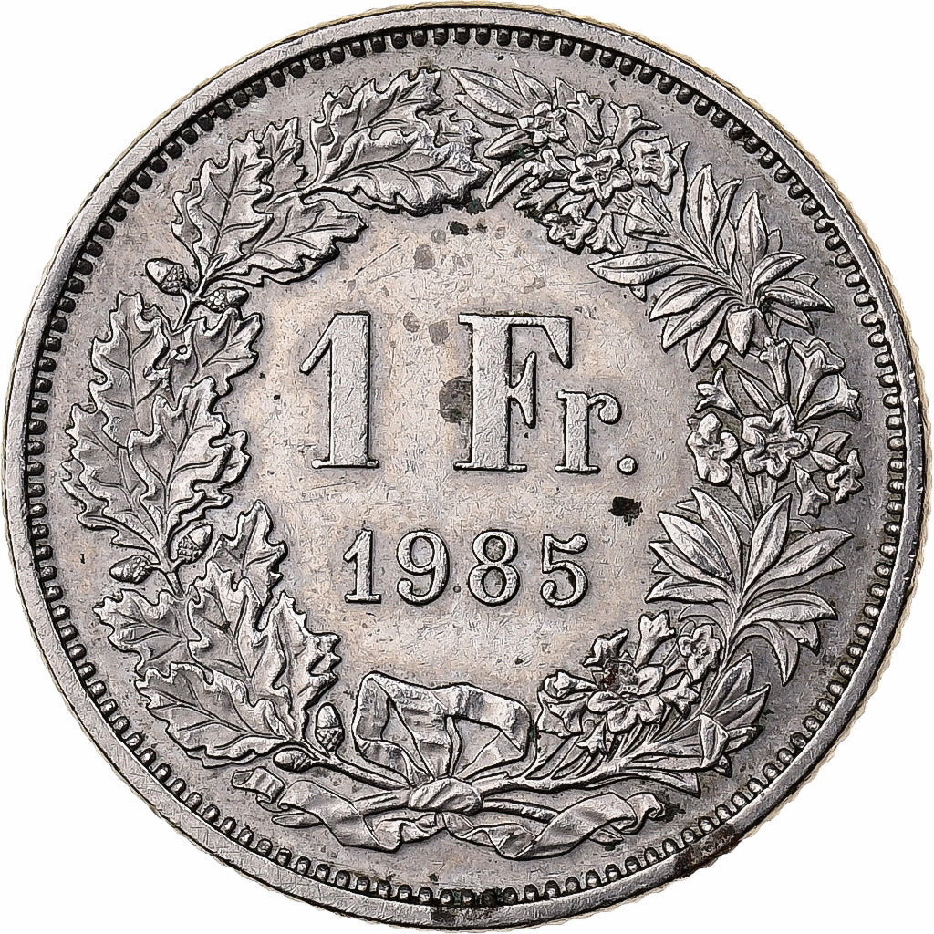 Svizzera, Franc, 1985, Bern, Rame-nichel, BB, KM:24a.3