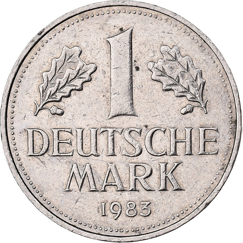 Bundesrepublik Deutschland, Mark, 1983, Hambourg, Kupfer-Nickel, SS, KM:110