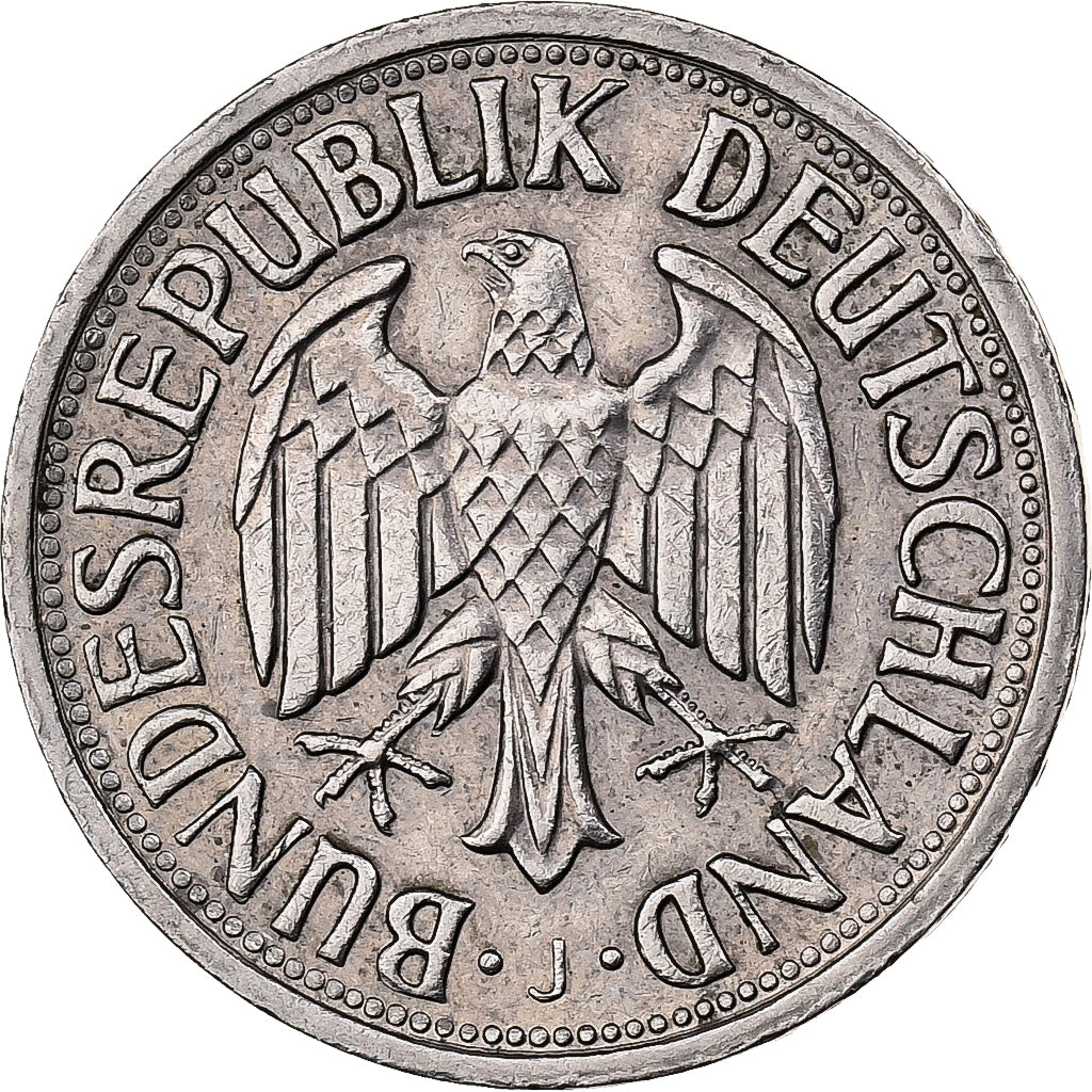 Bundesrepublik Deutschland, Mark, 1962, Hambourg, Kupfer-Nickel, SS, KM:110