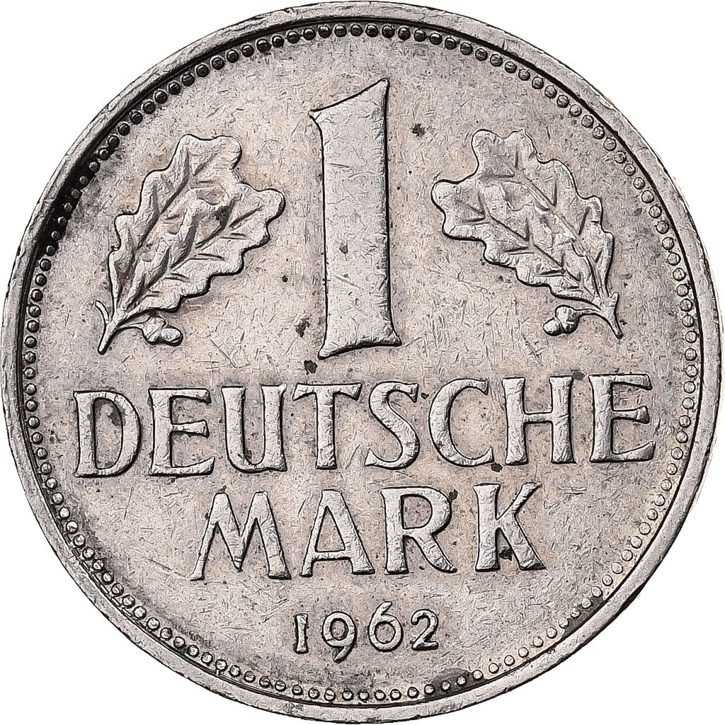 Bundesrepublik Deutschland, Mark, 1962, Hambourg, Kupfer-Nickel, SS, KM:110