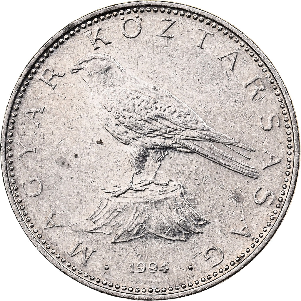 Hungary, 50 Forint, 1994, Budapest, Copper-nickel, AU(50-53), KM:697