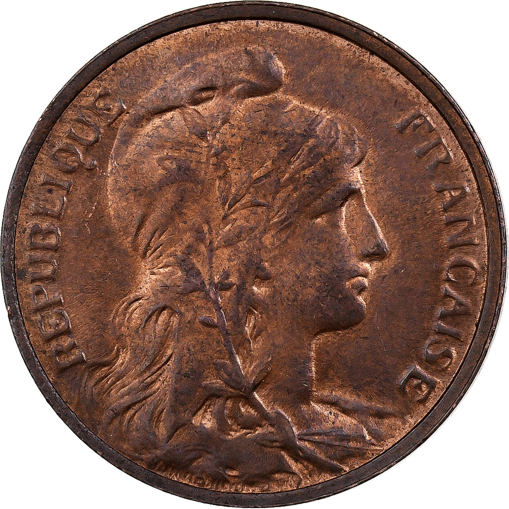 Frankrijk, 5 Centimes, Dupuis, 1916, Paris, Bronzen, PR, Gadoury:165, KM:842