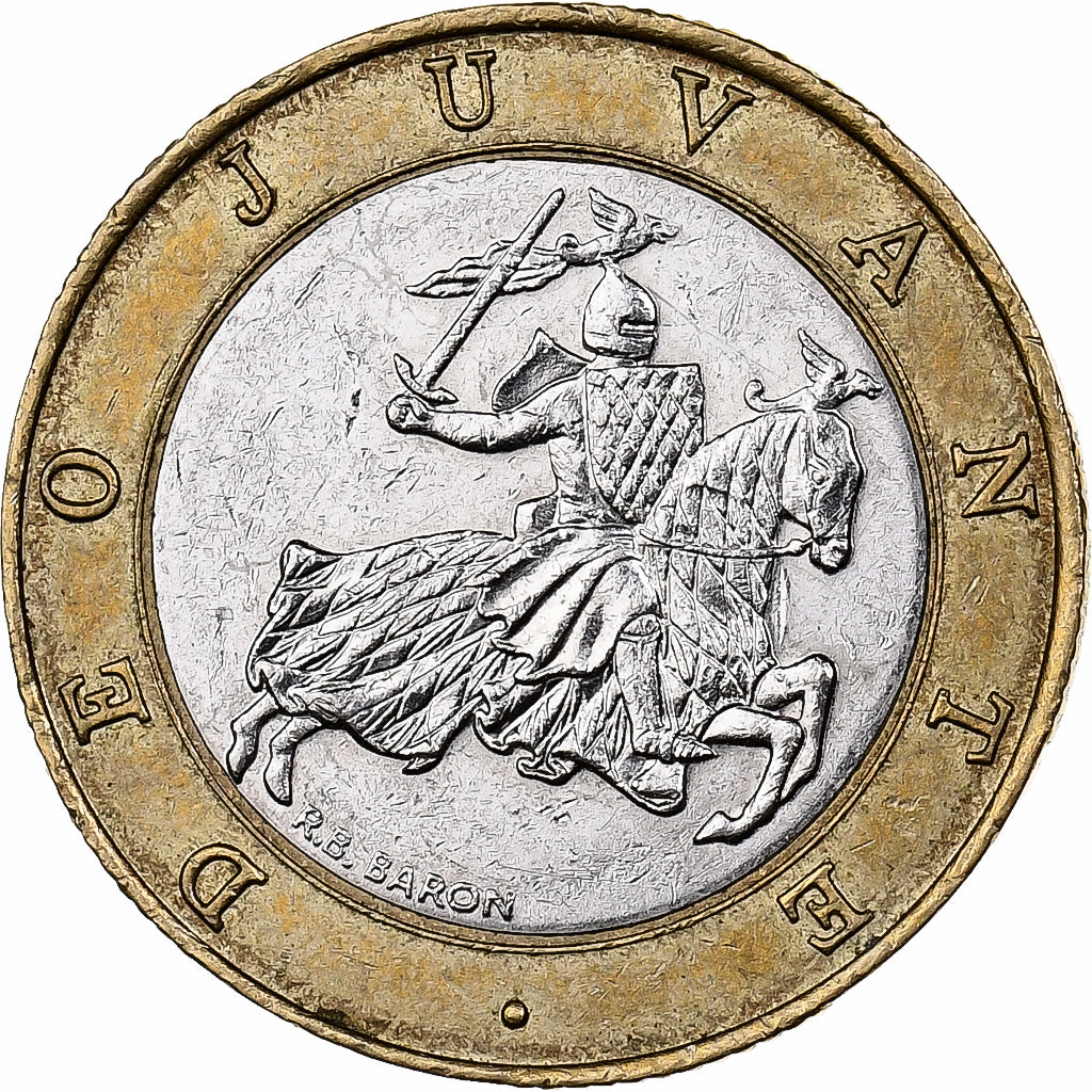 Monaco, Rainier III, 10 Francs, 1992, Bi-Metallic, AU(50-53), Gadoury:MC160