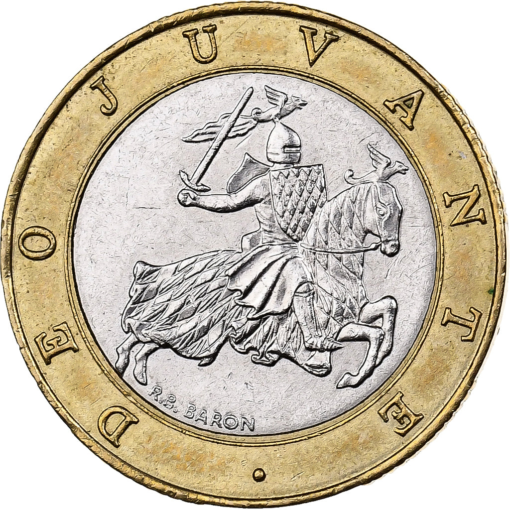 Monaco, Rainier III, 10 Francs, 1994, Bi-Metallic, SS+, Gadoury:MC160, KM:163