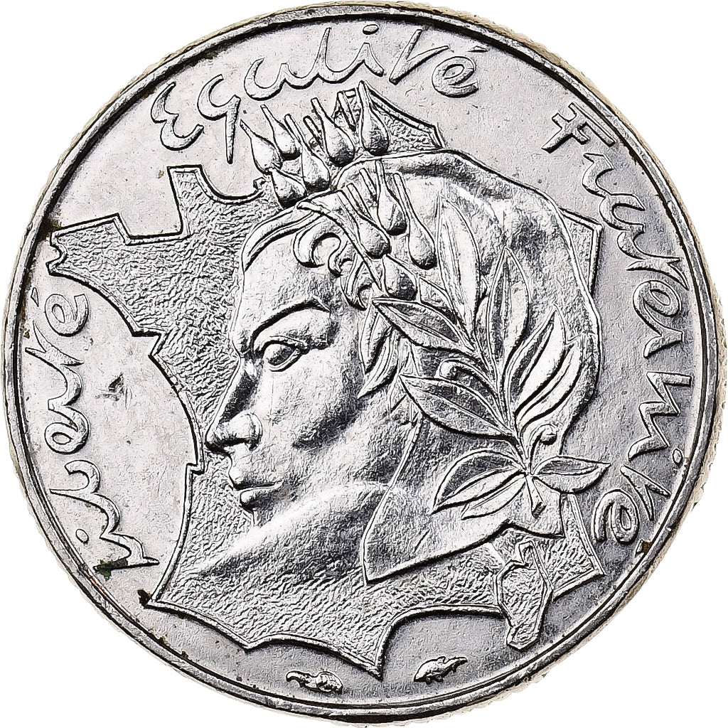 Francia, 10 Francs, Jimenez, 1986, Níquel, MBC+, Gadoury:824, KM:959