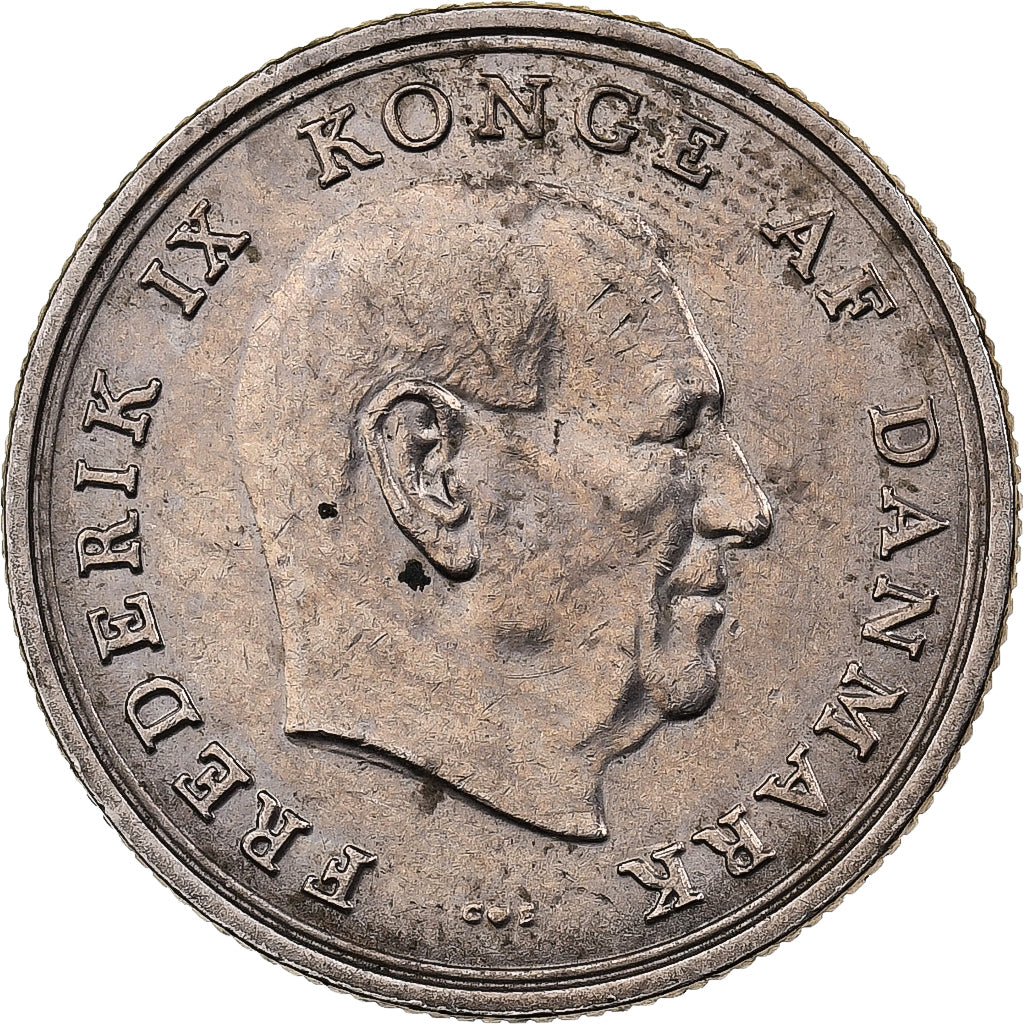 Denemarken, Frederik IX, Krone, 1965, Copenhagen, Cupro-nikkel, ZF, KM:851.1