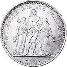 France, 5 Francs, Hercule, 1873, Paris, Silver, EF(40-45), Gadoury:745a