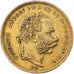 Hungary, Franz Joseph I, 8 Forint 20 Francs, 1874, Kormoczbanya, Gold