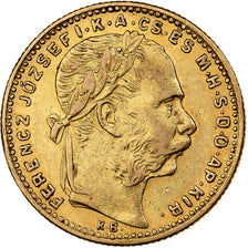 Hungría, Franz Joseph I, 8 Forint 20 Francs, 1889, Kormoczbanya, Oro, MBC+