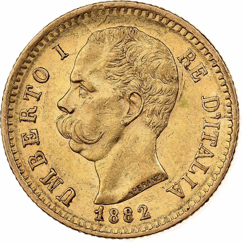 Italie, Umberto I, 20 Lire, 1882, Rome, Or, SUP, KM:21