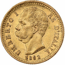 Italie, Umberto I, 20 Lire, 1882, Rome, Or, SUP, KM:21