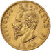 Italie, Vittorio Emanuele II, 20 Lire, 1862, Turin, Or, TTB, KM:10.1