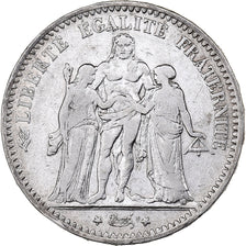 France, 5 Francs, Hercule, 1875, Paris, Silver, VF(30-35), Gadoury:745a