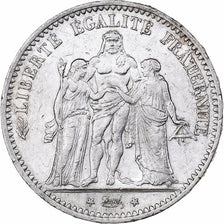 France, 5 Francs, Hercule, 1874, Paris, Silver, EF(40-45), Gadoury:678, KM:820.1
