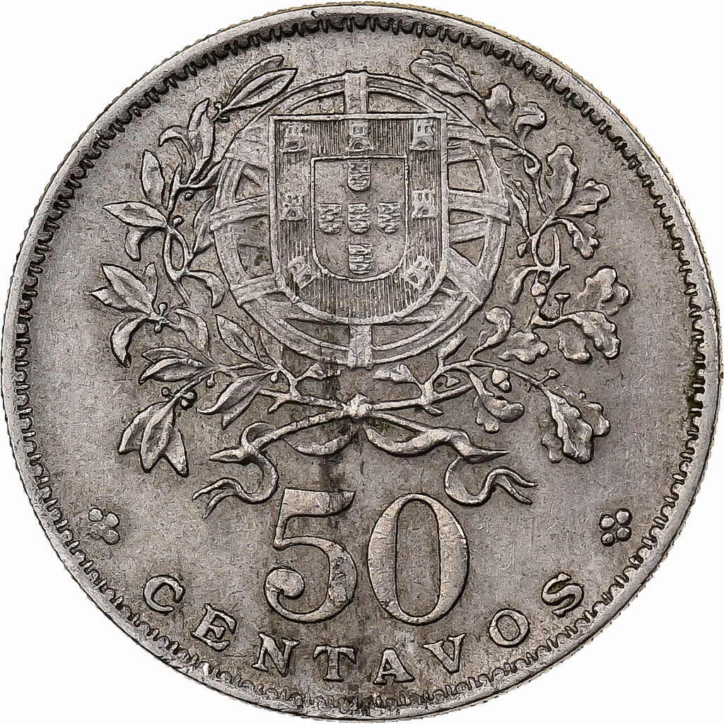 Portugal, 50 Centavos, 1967, Kupfer-Nickel, SS, KM:577