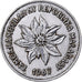 Madagáscar, 5 Francs, Ariary, 1967, Paris, Aço Inoxidável, AU(50-53), KM:10