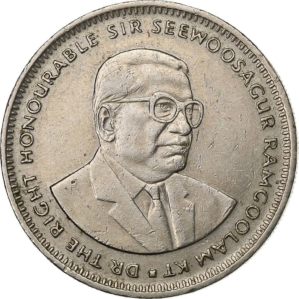 Mauritius, Rupee, 1991, Rame-nichel, BB, KM:55