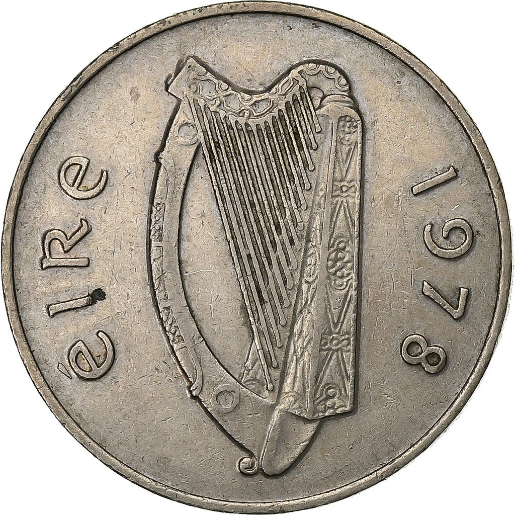 IRELAND REPUBLIC, 10 Pence, 1978, Kupfer-Nickel, SS, KM:23