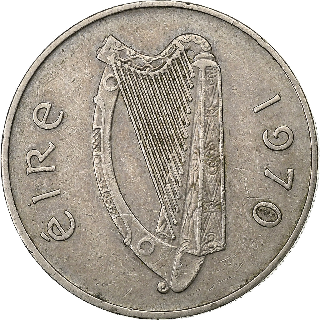 REPUBBLICA D’IRLANDA, 5 Pence, 1970, Rame-nichel, BB, KM:22