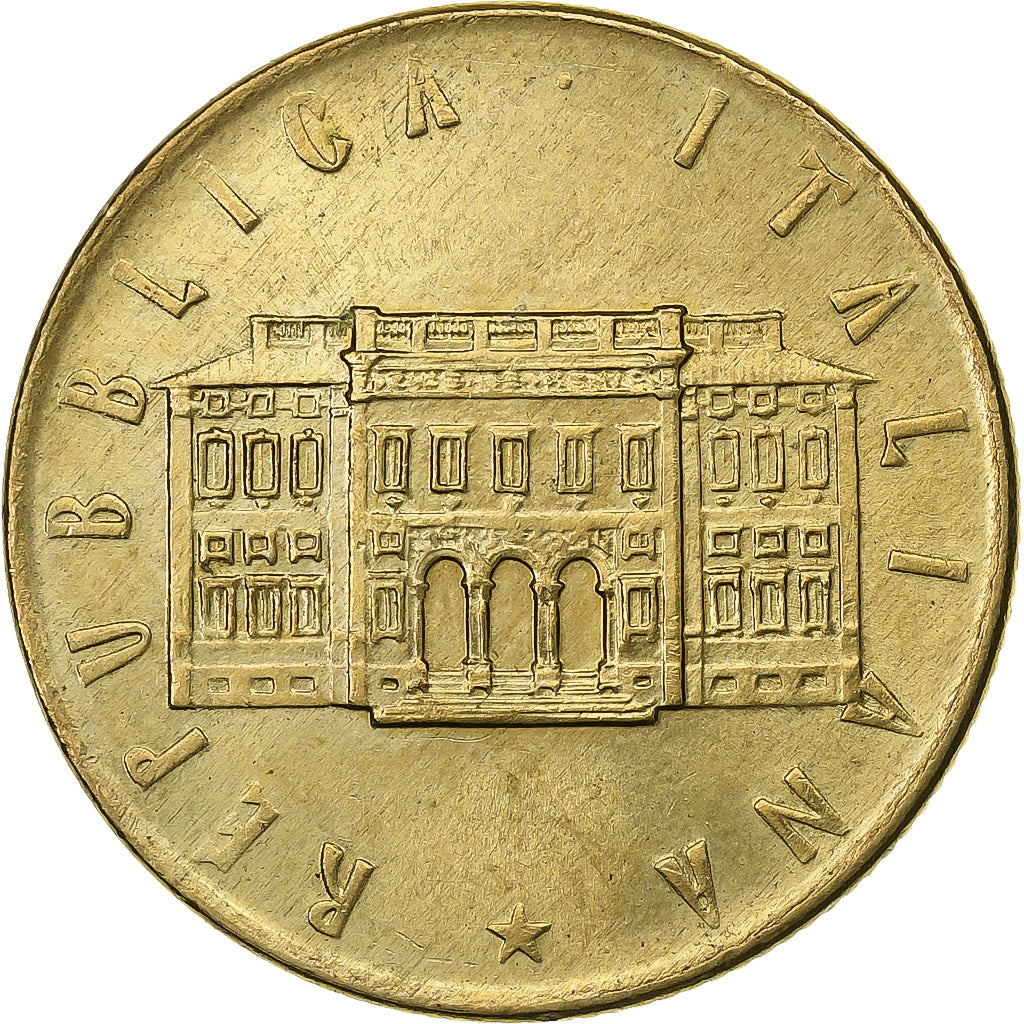 Italy, 200 Lire, 1981, Rome, Aluminum-Bronze, AU(55-58), KM:109