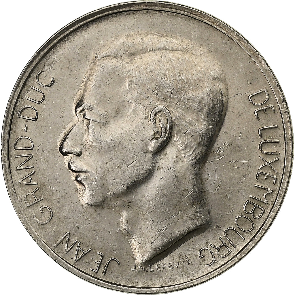 Luxemburgo, Jean, 10 Francs, 1972, Níquel, EBC, KM:57