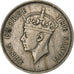 Mauritius, George VI, Rupee, 1950, Copper-nickel, EF(40-45), KM:29.1