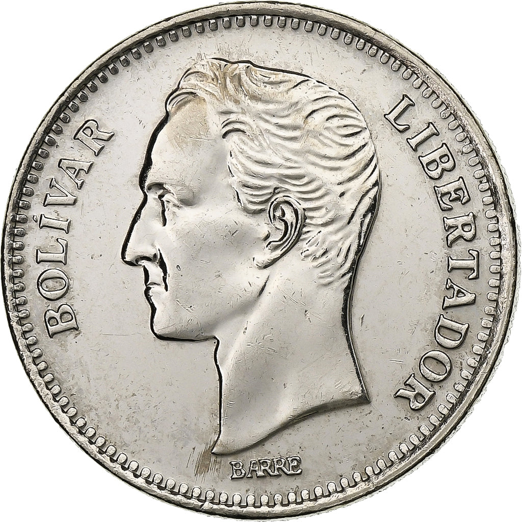 Venezuela, 2 Bolivares, 1989, Nickel Clad Steel, SUP, KM:43a.1
