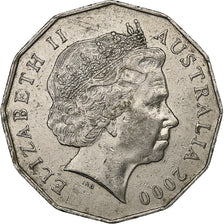 Australia, Elizabeth II, 50 Cents, 2000, Royal Australian Mint, Copper-nickel