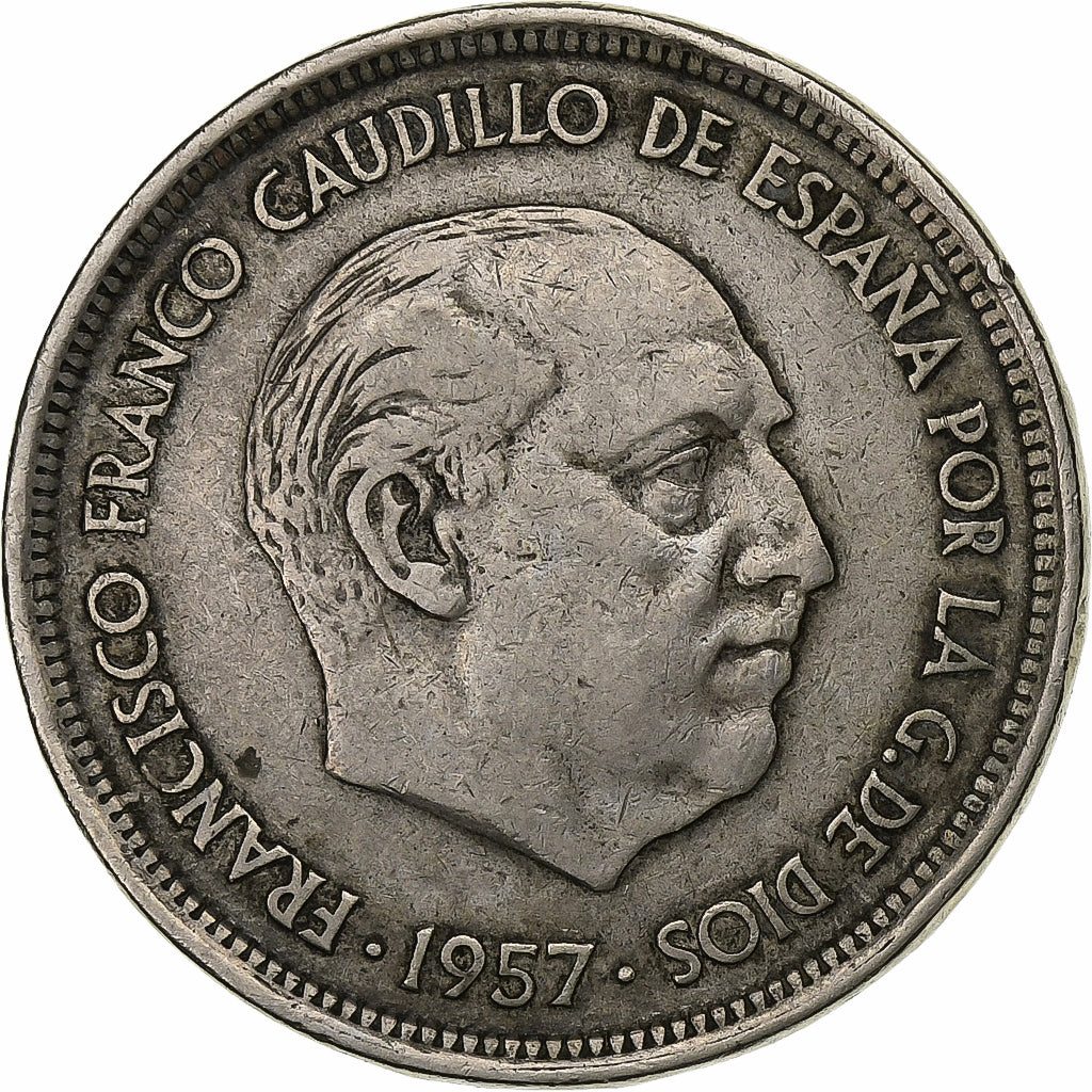 Hiszpania, Caudillo and regent, 50 Pesetas, 1958, Madrid, Miedź-Nikiel