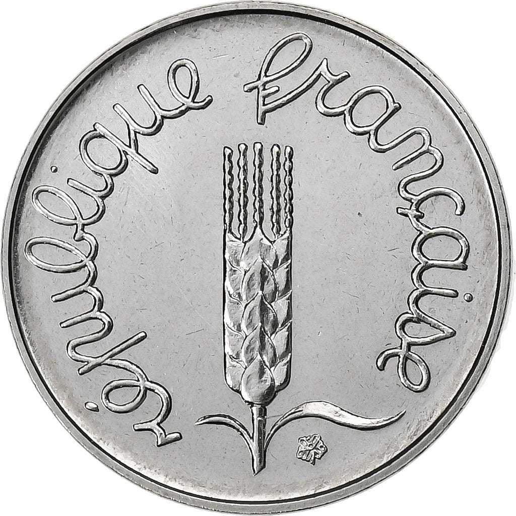 Frankrijk, Centime, Épi, 1982, Paris, Stainless Steel, PR, Gadoury:91, KM:928