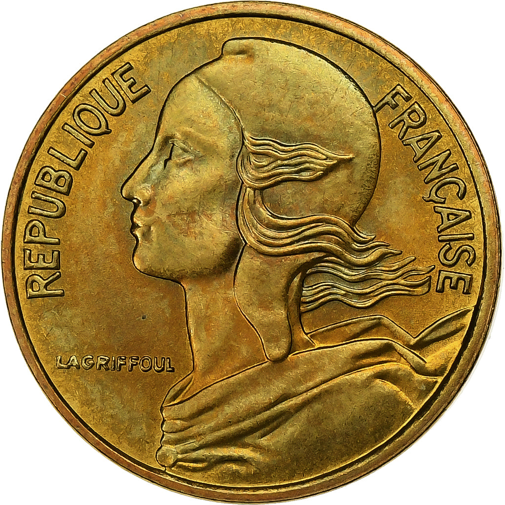 Frankrijk, 5 Centimes, Marianne, 1982, Paris, Aluminum-Bronze, PR, Gadoury:175