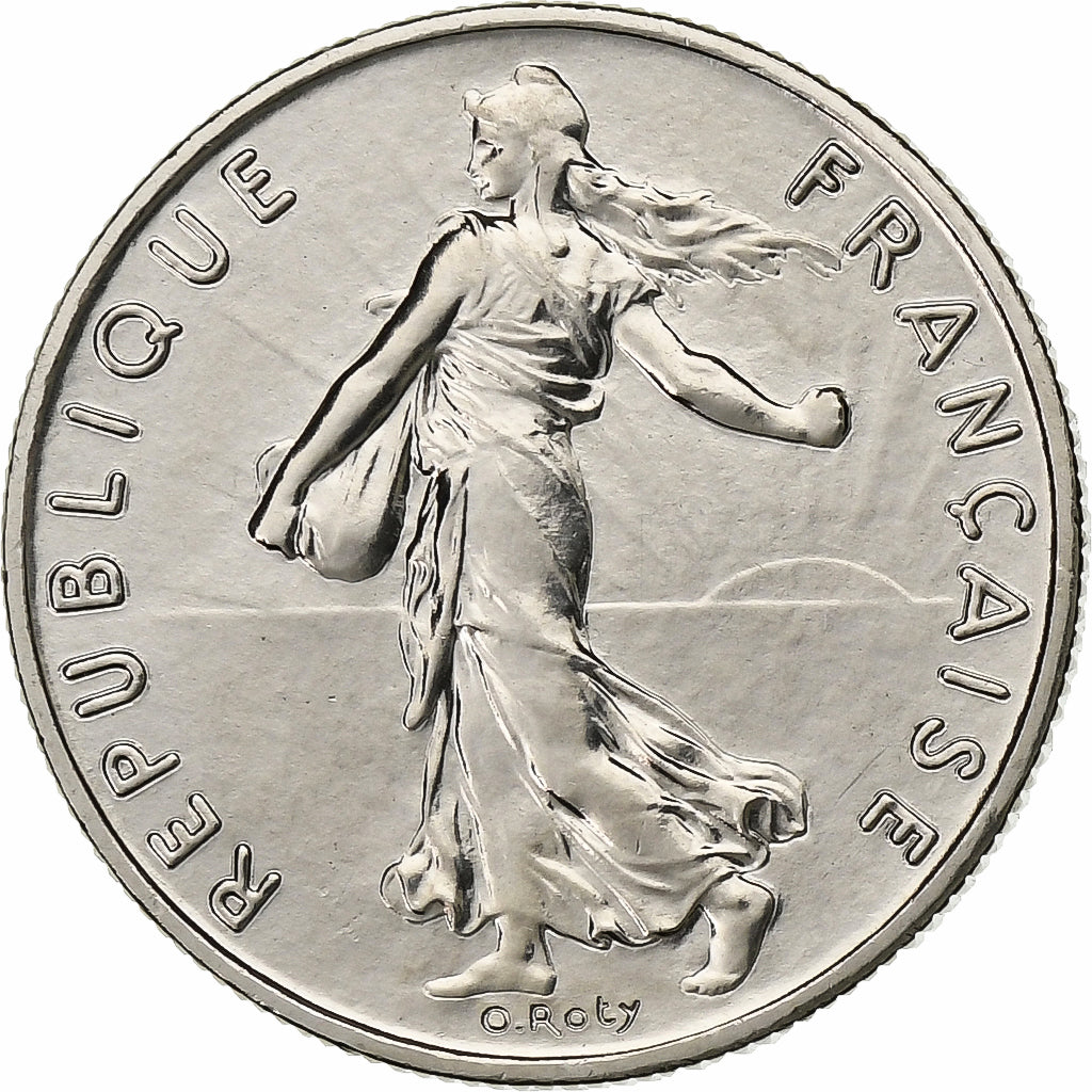 Frankreich, 1/2 Franc, Semeuse, 1979, Paris, Nickel, VZ, Gadoury:429, KM:931.1